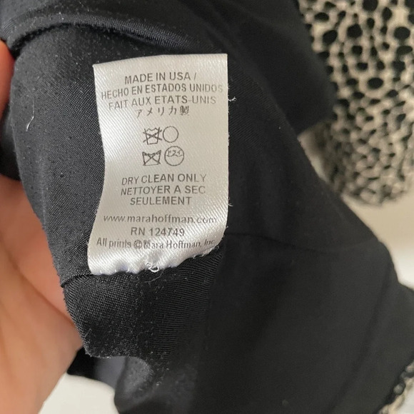 Mara Hoffman Strata Spotted Polka Dot Fit and Flare Bodycon Dress Size S - Picture 6 of 8